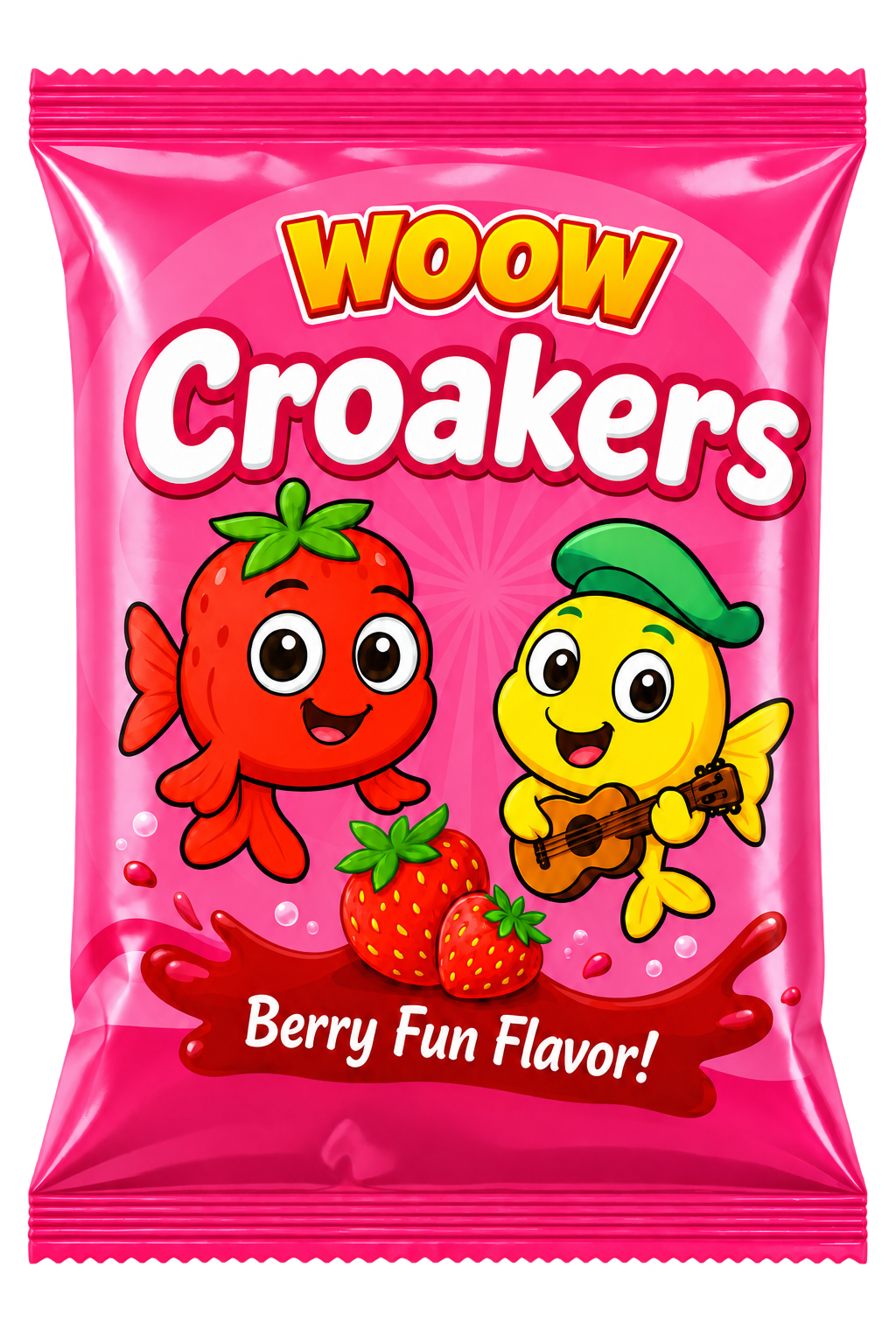 Woow Croakers Strawberry pack